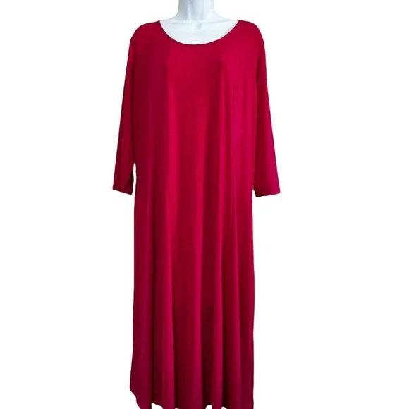 chinese dress ladies Woman Within Plus Size Mixed Print Maxi Dress